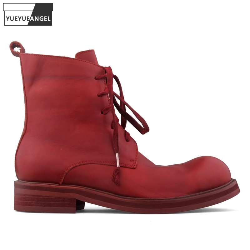 Leatherworking Classic - Sepatu Bot Pria Vintage Buatan Tangan