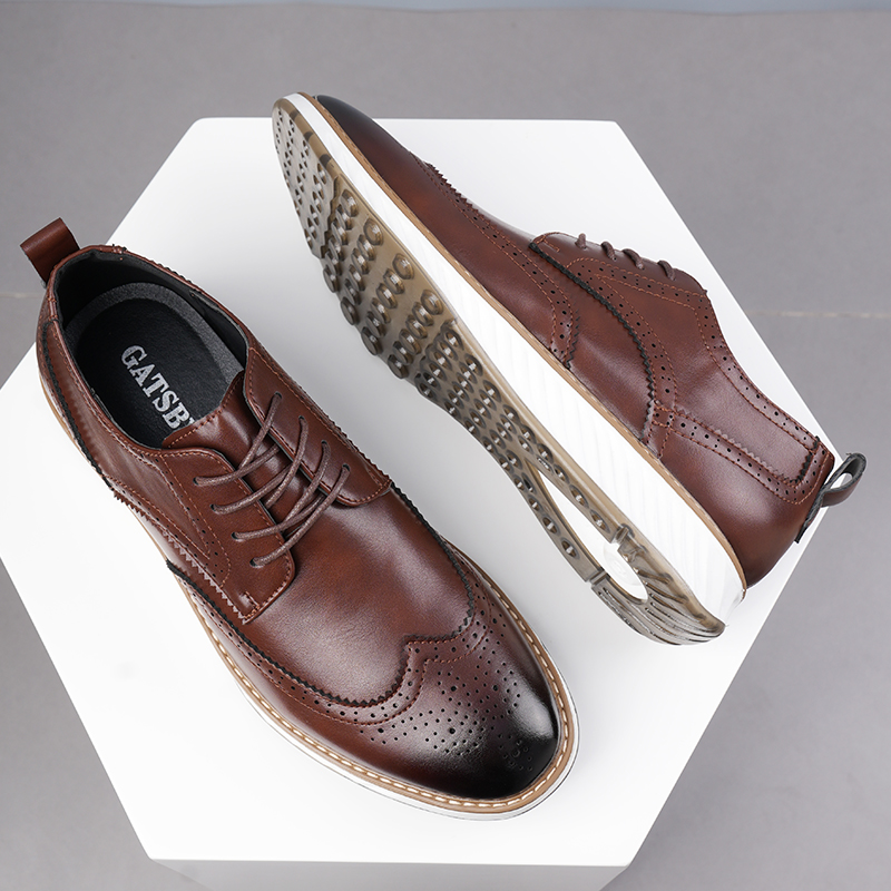 Leatherworking Classic - Sepatu kasual pria untuk bisnis, gaya
