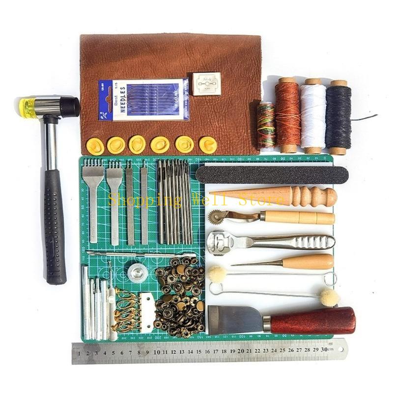 Leatherwork Beginner Tools - Alat dan Perlengkapan Kerja Kulit KX4B