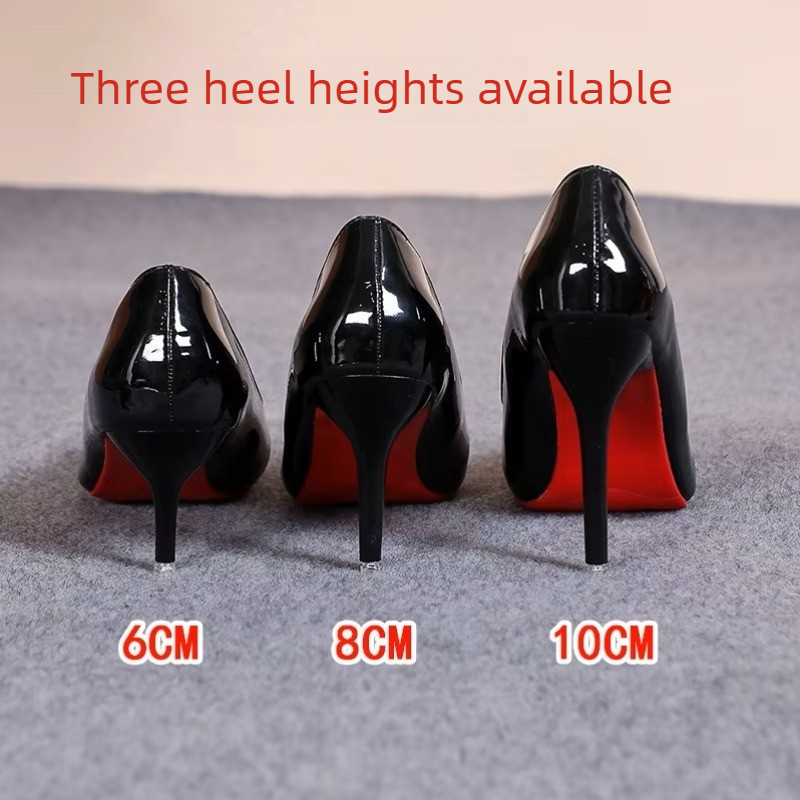 Leatherworking Classic - Sepatu hak tinggi model stiletto berbahan