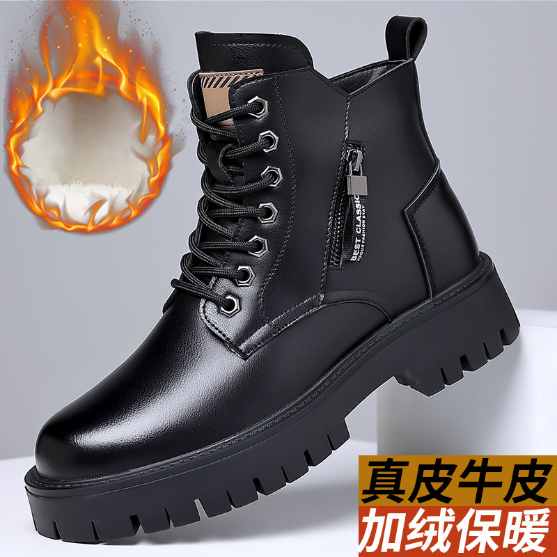 Leatherworking Classic - Sepatu Bot Kulit Asli Klasik Pria