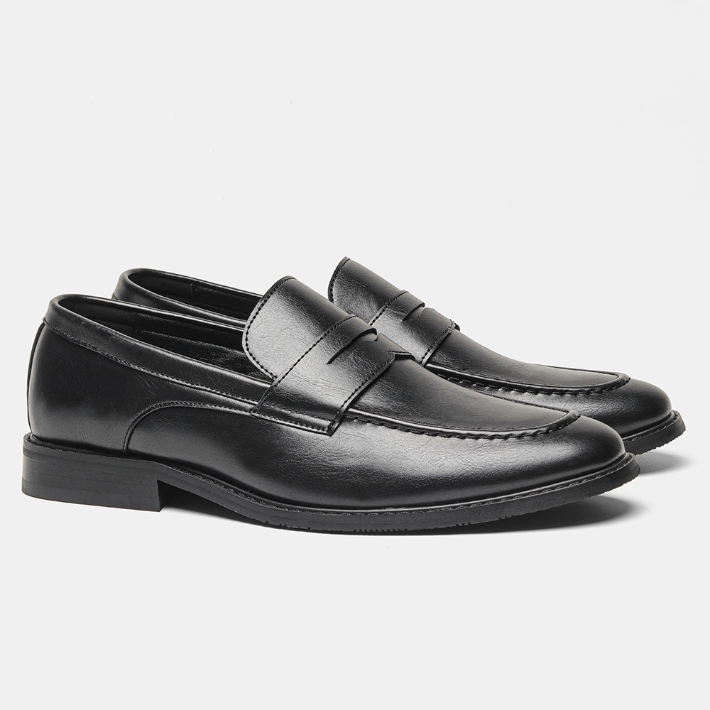 Sepatu Loafer Pria Hitam Klasi - Leatherworking Classic ulasan dan harga