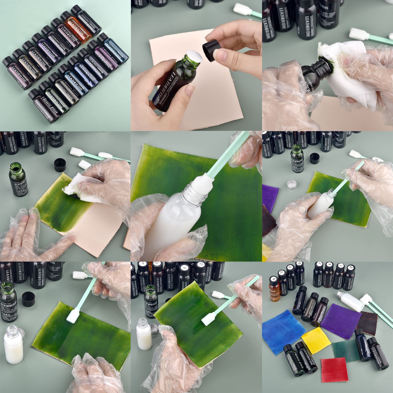 30ml cat tepi kulit lapisan wa - Leather Dye Finish ulasan dan harga