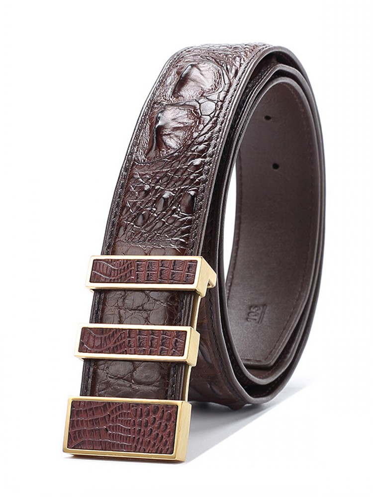 Ikat Pinggang Kulit Asli Buaya - Leatherworking Classic ulasan dan harga