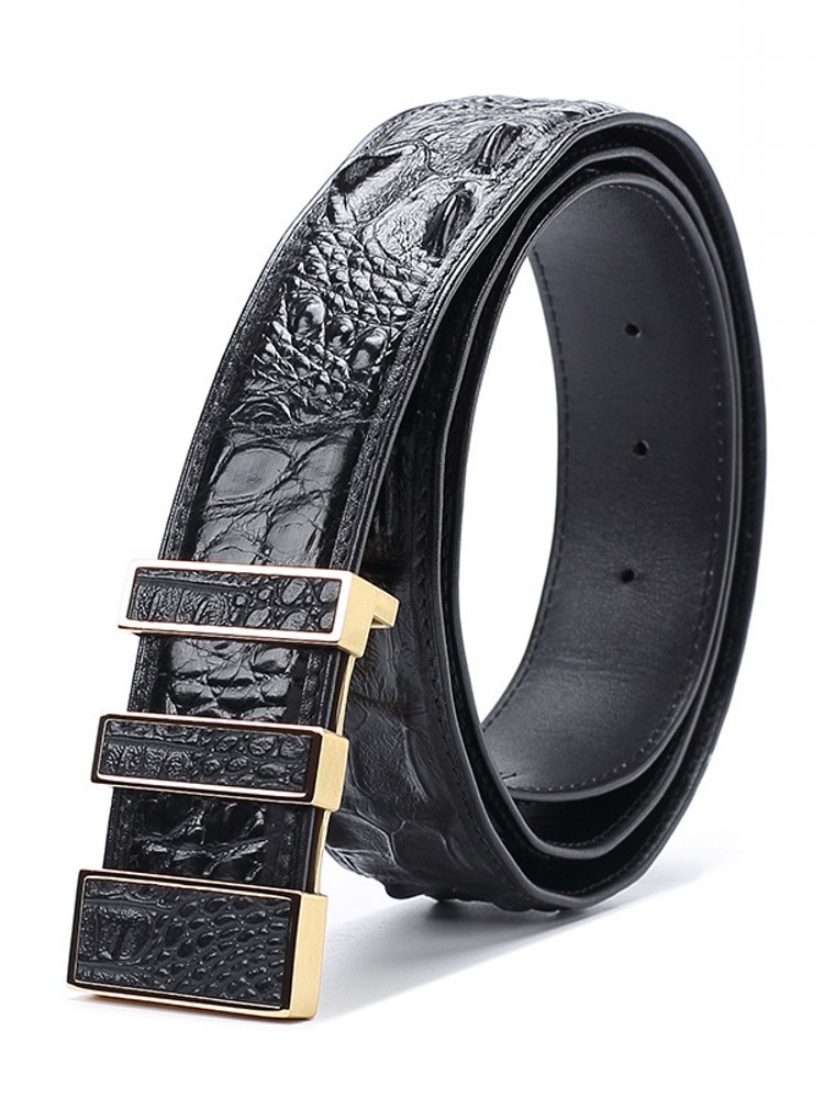 Ikat Pinggang Kulit Asli Buaya - Leatherworking Classic ulasan dan harga
