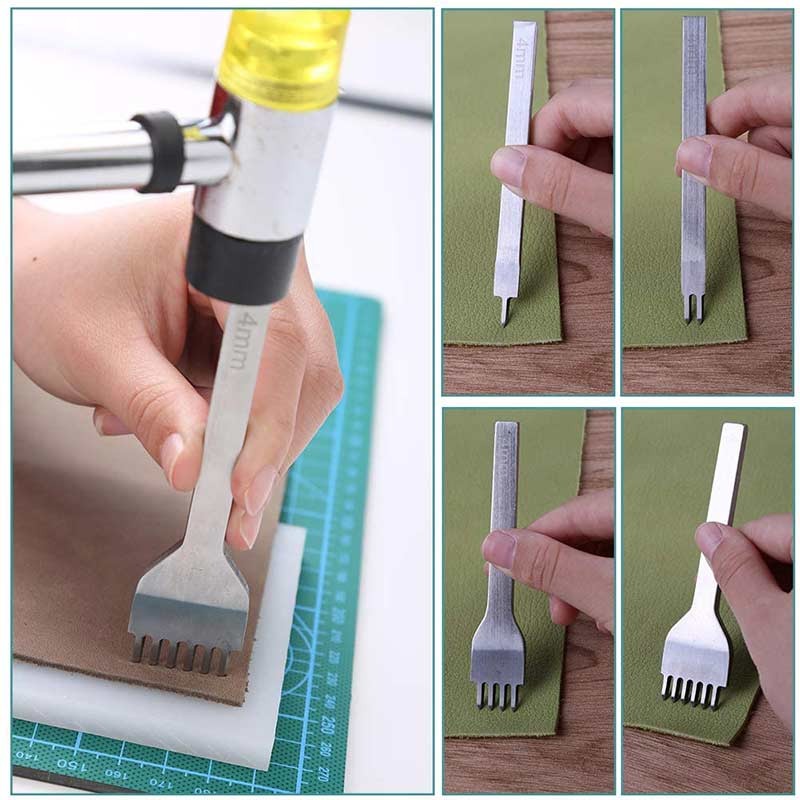25Pcs Peralatan Kerja Kulit Un - Leatherwork Beginner Tools ulasan dan harga