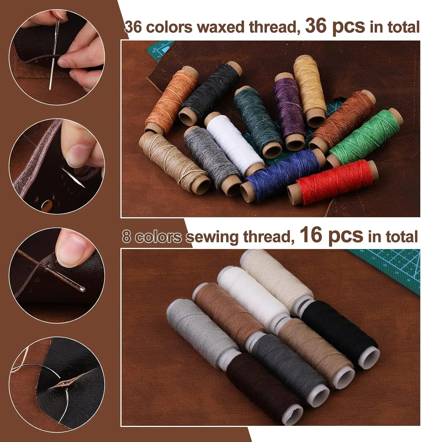 628Pcs Set Peralatan Kerja Kul - Leatherwork Beginner Tools ulasan dan harga