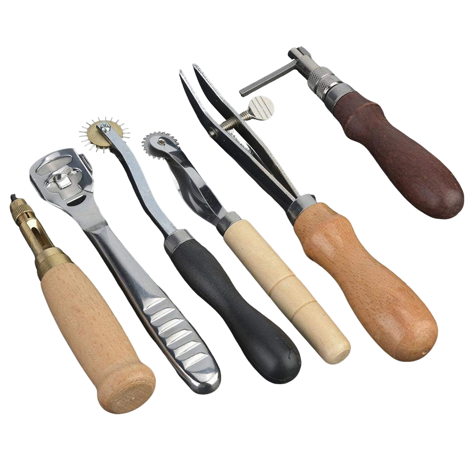 Peralatan Kulit, 19 Pcs Perlen - Leatherwork Beginner Tools ulasan dan harga