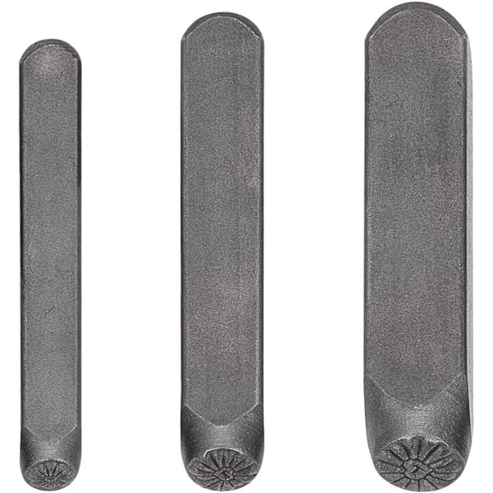 3 Buah Stempel Logam Desain Ha - Leather Work In Art ulasan dan harga