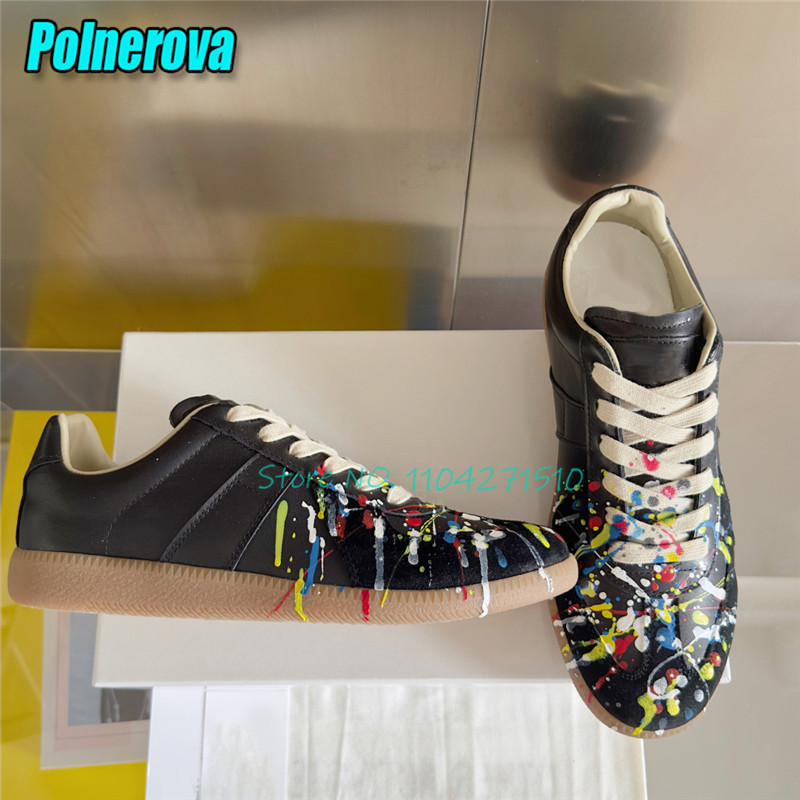 Sepatu Kasual Trendi Musim Pan - Leather Dye Finish ulasan dan harga