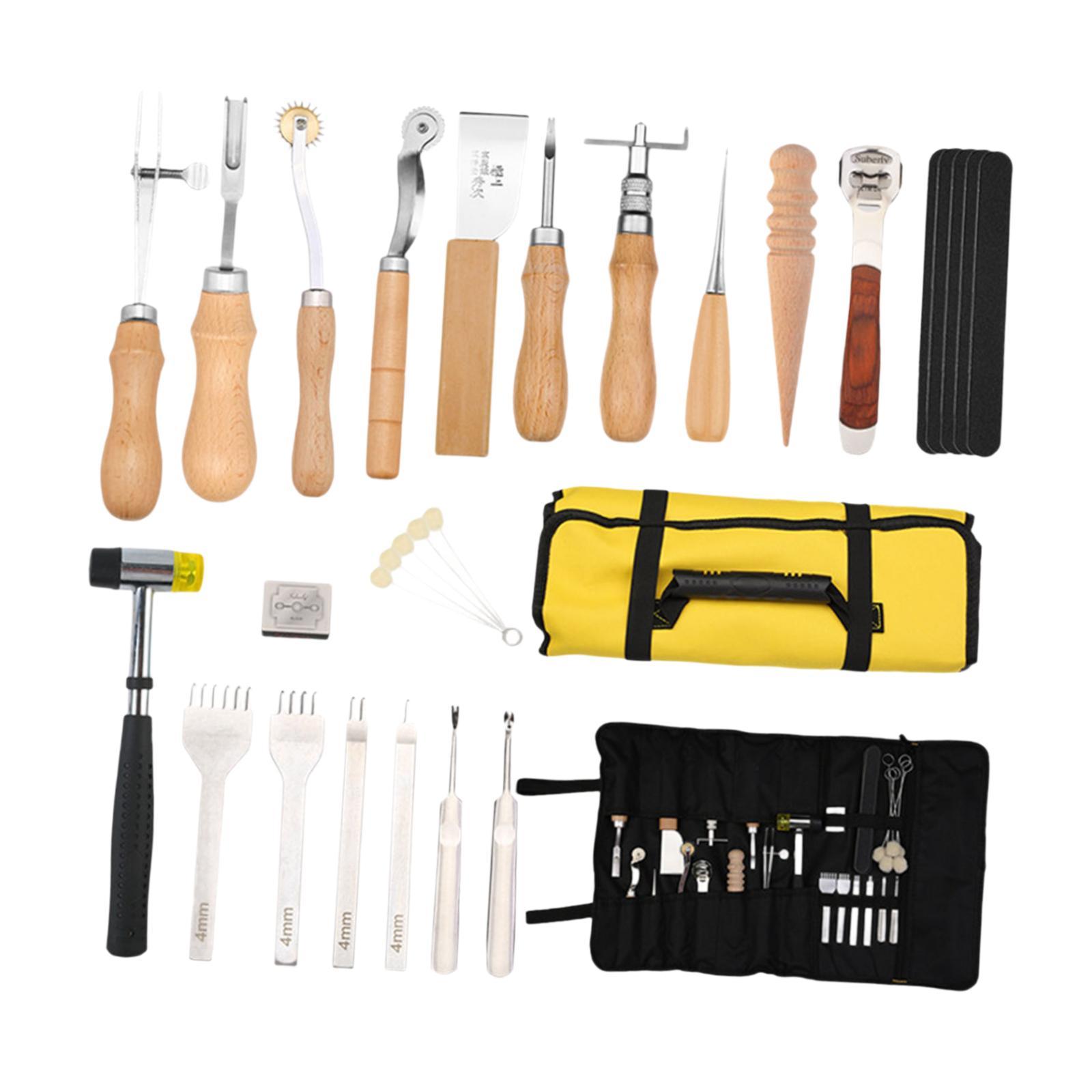 29x Peralatan Kerajinan Kulit  - Leatherwork Beginner Tools ulasan dan harga