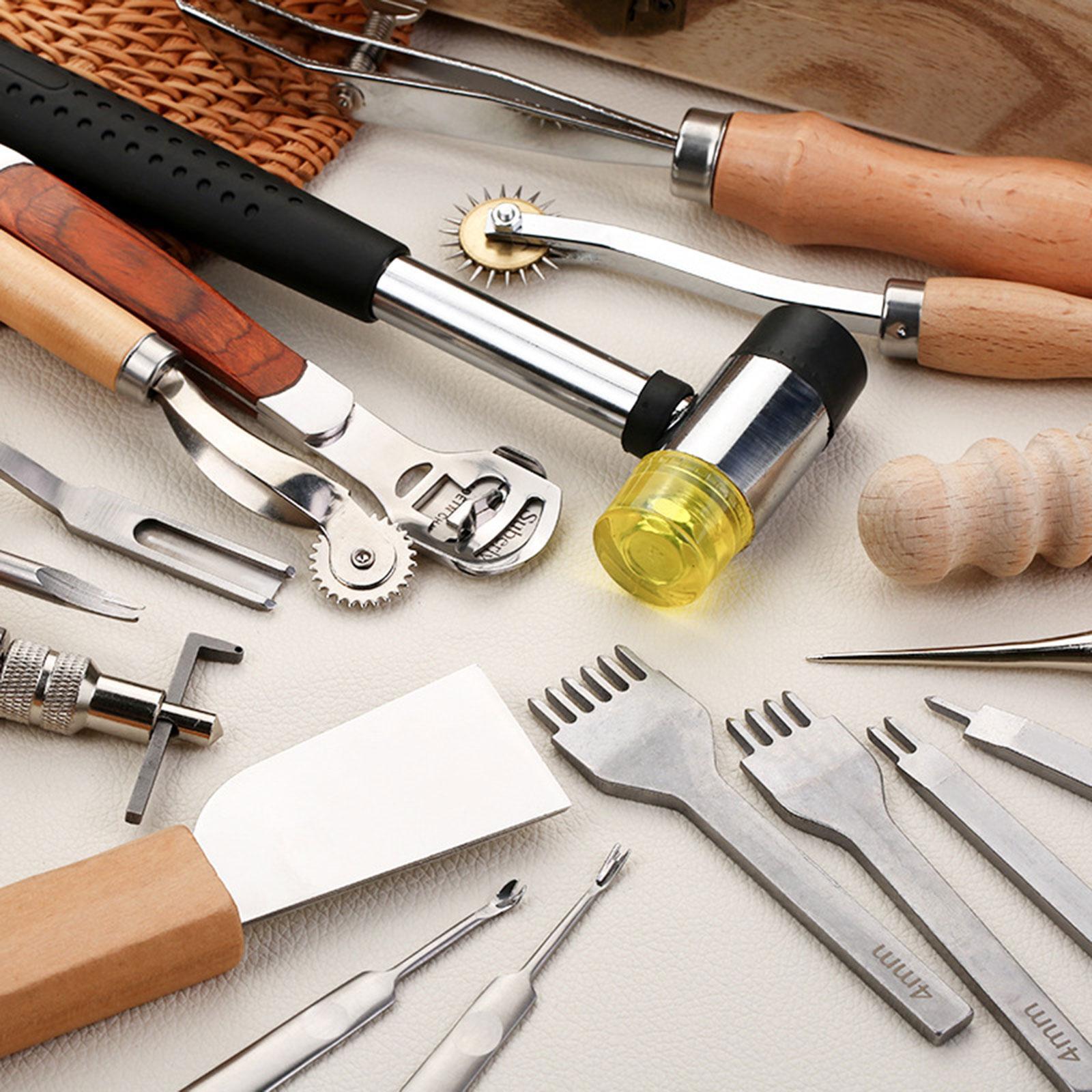 29x Peralatan Kerajinan Kulit  - Leatherwork Beginner Tools ulasan dan harga