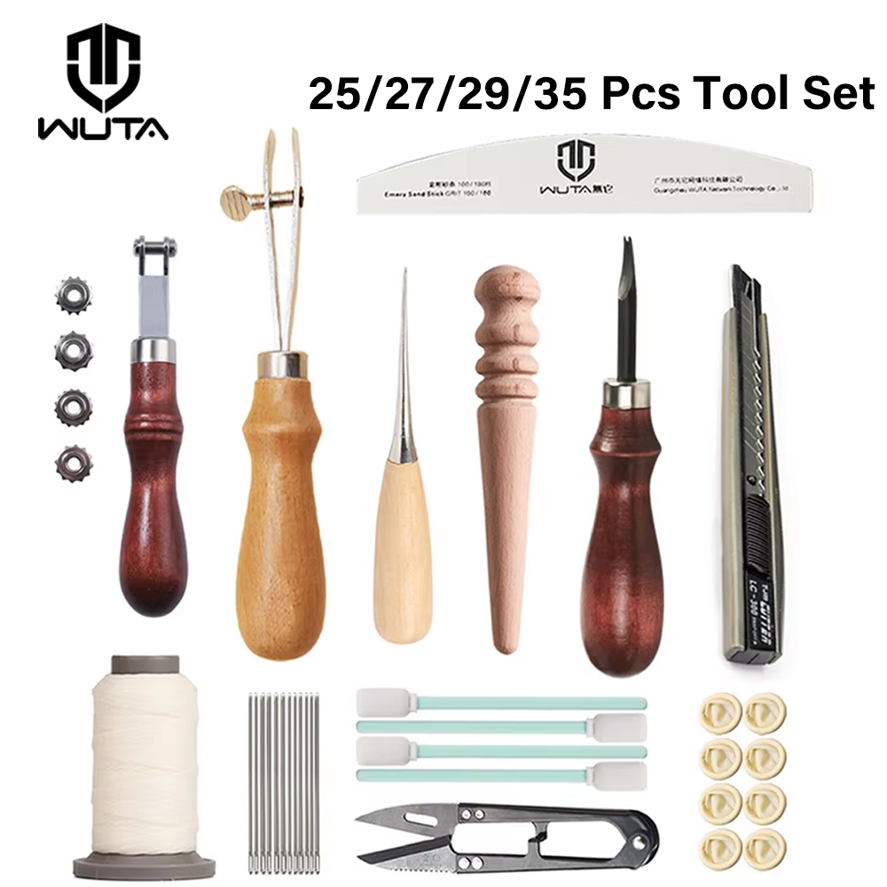 Wuta Profesional Kerajinan Kul - Leatherwork Beginner Tools ulasan dan harga