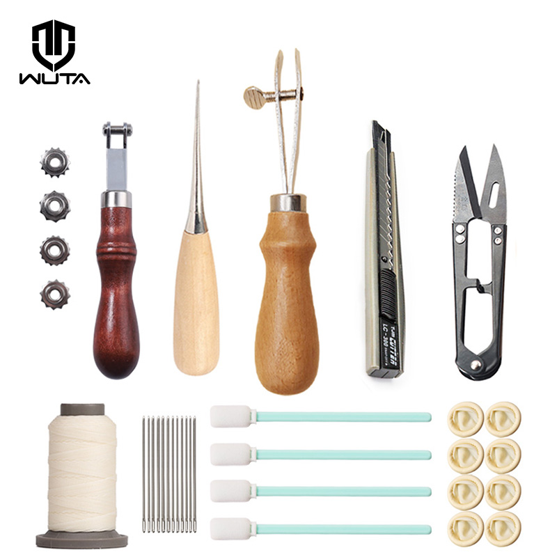 Wuta Profesional Kerajinan Kul - Leatherwork Beginner Tools ulasan dan harga