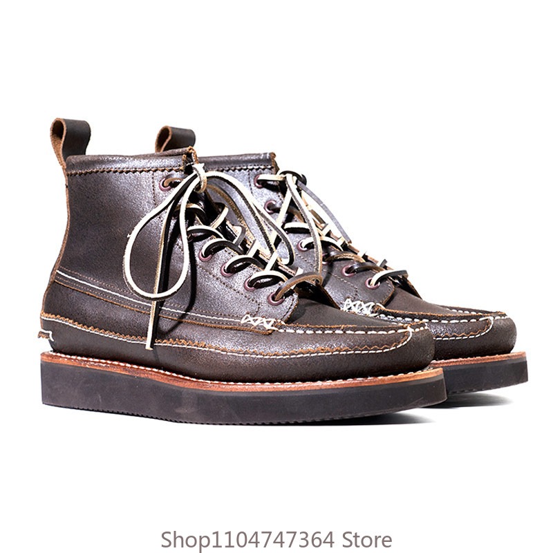 Sepatu High Top Klasik Retro A - Leatherworking Classic ulasan dan harga