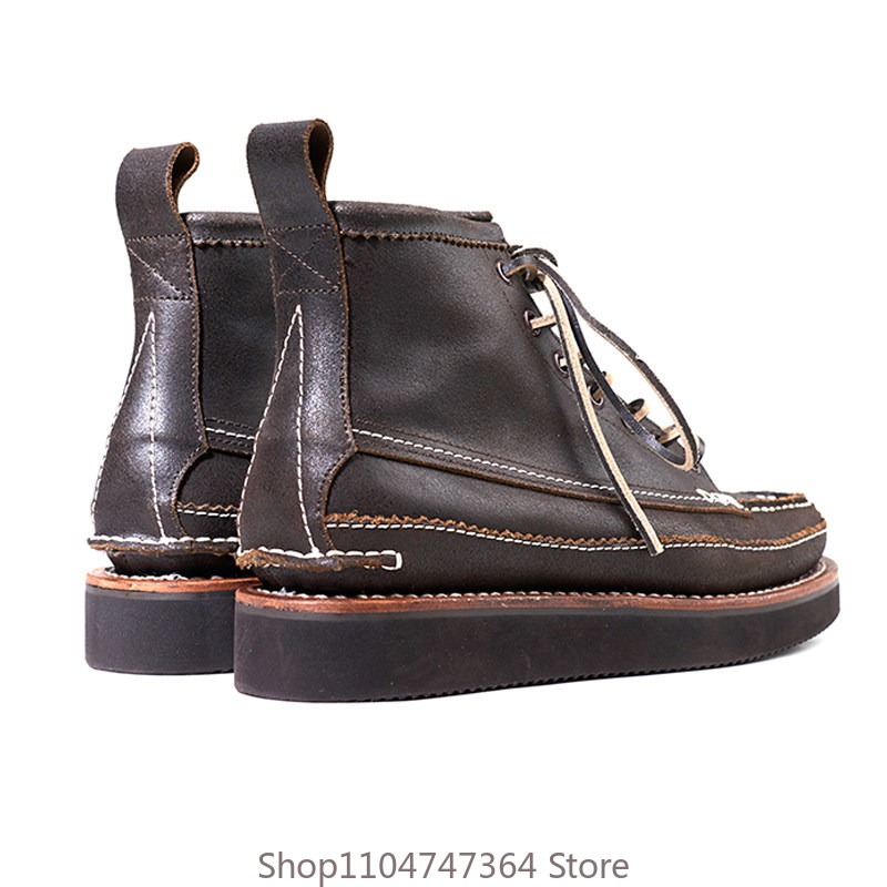 Sepatu High Top Klasik Retro A - Leatherworking Classic ulasan dan harga