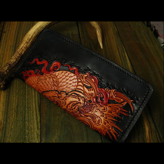 Alat ukir kulit motif naga, de - Unique Leather Work ulasan dan harga