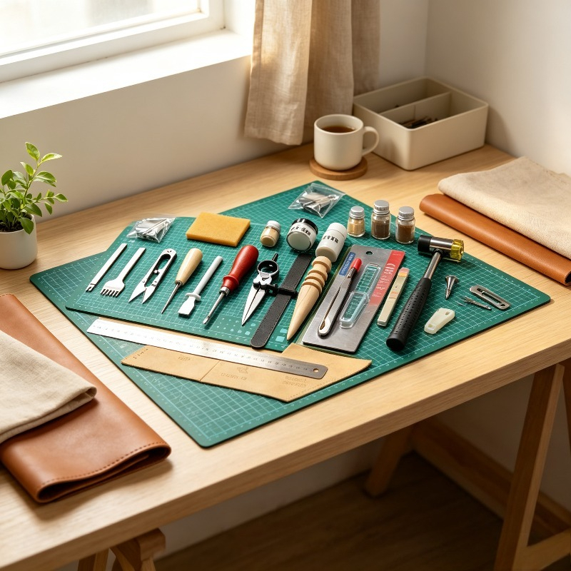 Perlengkapan Pemula Kerja Kuli - Leatherwork Beginner Tools ulasan dan harga