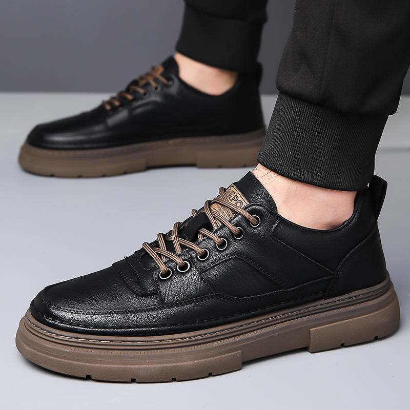 Sepatu pria berhak tebal gaya  - Leatherworking Classic ulasan dan harga