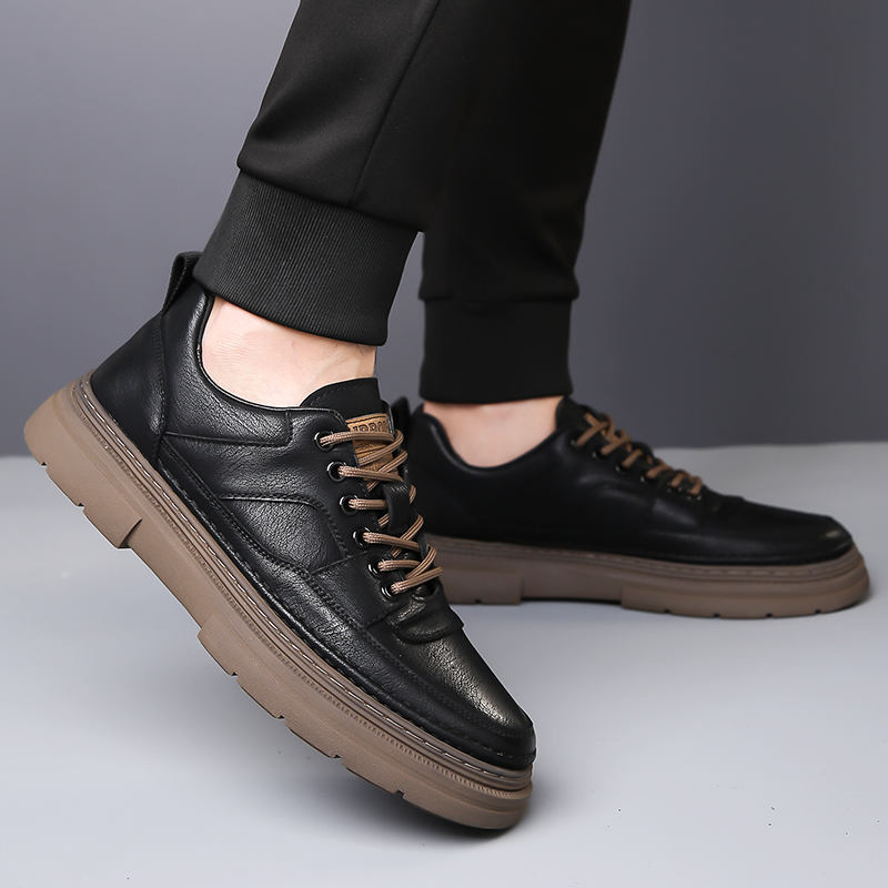 Sepatu pria berhak tebal gaya  - Leatherworking Classic ulasan dan harga